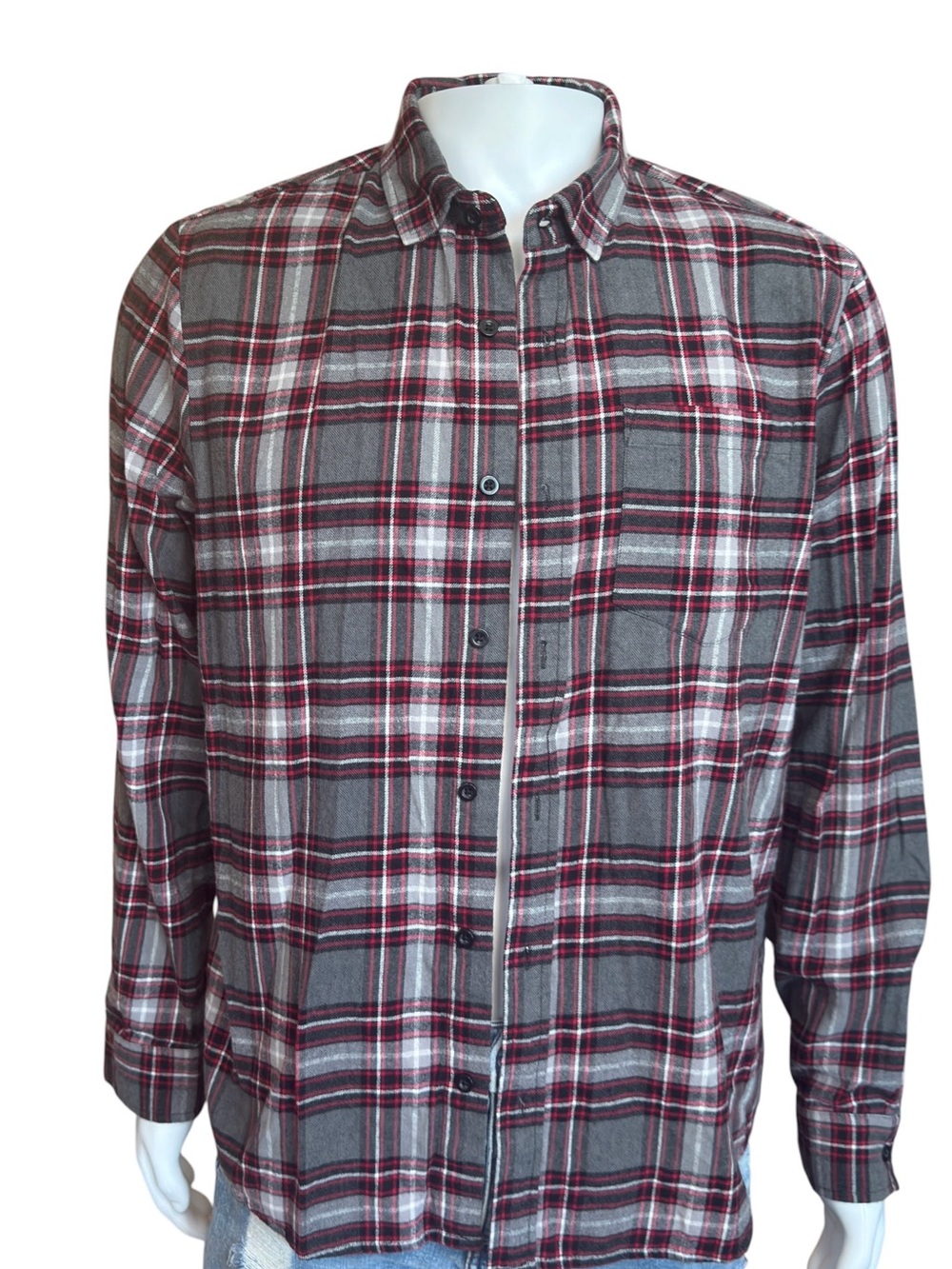 FOREVER 21 Long Sleeve Flannel Button Down